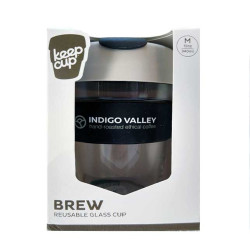 Indigo Valley KeepCup 12oz Glass/Latte