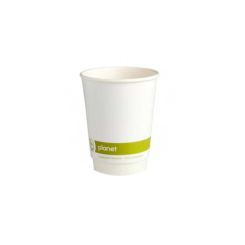 8oz double walled Compostable Hot cups