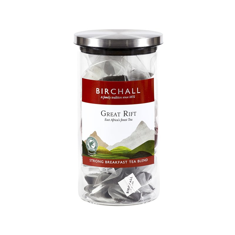 Glass Display Jar with Label 