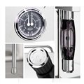 Close up of Fracino bambino dials and steam wand