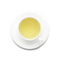 Camomile Flowers brewed tea in a cup