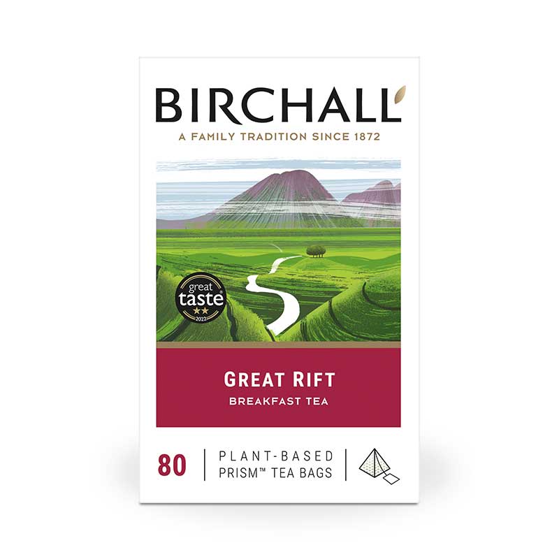 Great Rift Breakfast Prism Tea in box of 80