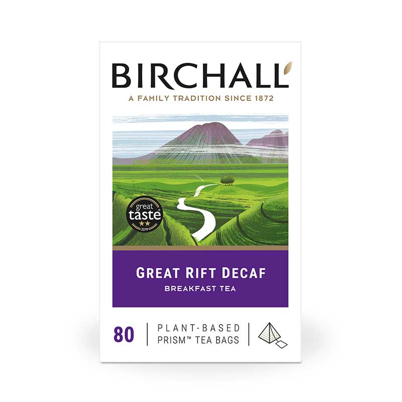 Great Rift DECAF Breakfast Prism Tea bags (80)