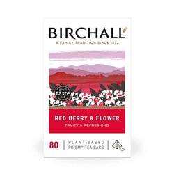 Red Berry & Flower Prism Tea Bags (80)
