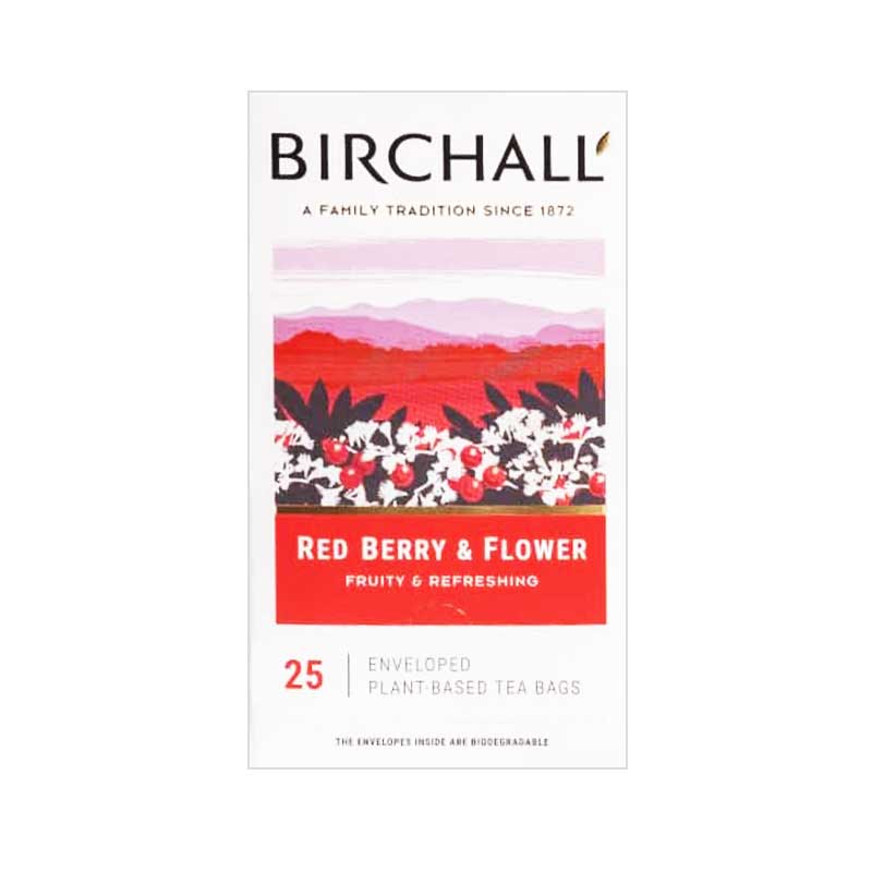 Red Berry & Flower (25) Tagged & Enveloped
